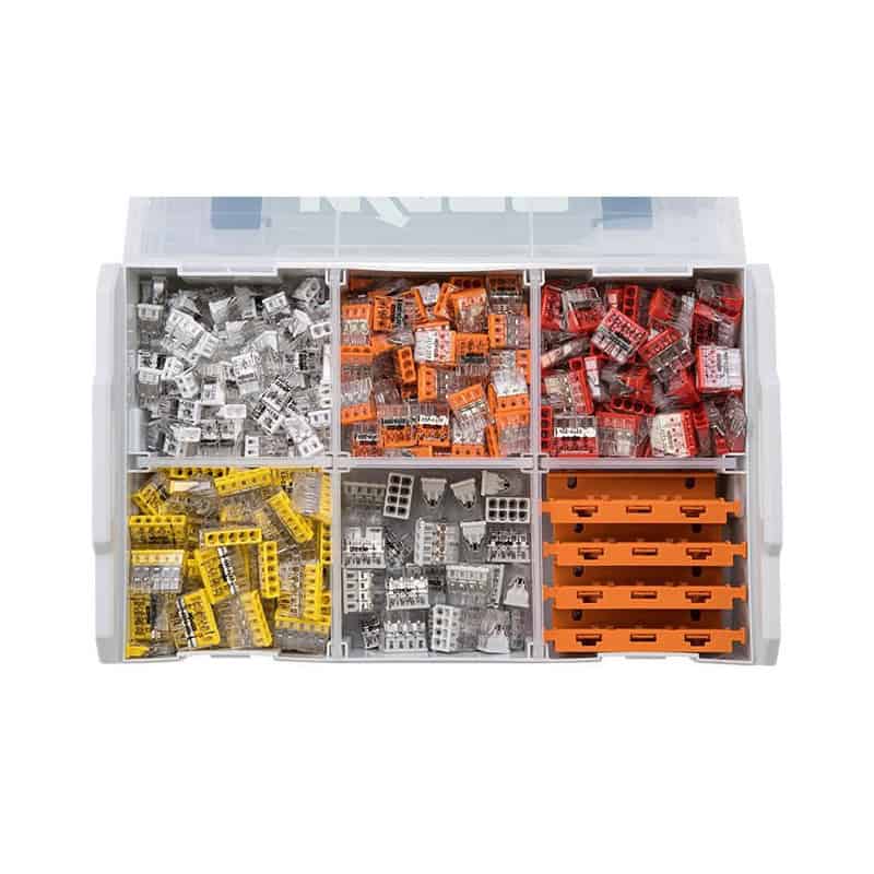 Mallette L-BOXX Mini - 350 bornes modèle 2273 - conducteurs rigides 2,5 mm² WAGO 887-953