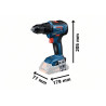 VISSEUSE PERCEUSE GSR18V-55 2X3AH
