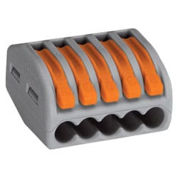 Borne avec levier 222 x50 - 2 conducteurs - WAGO 222-412