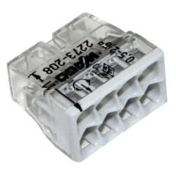 Borne  2273X50-conducteur rigide-8 conducteurs-gris-WAGO