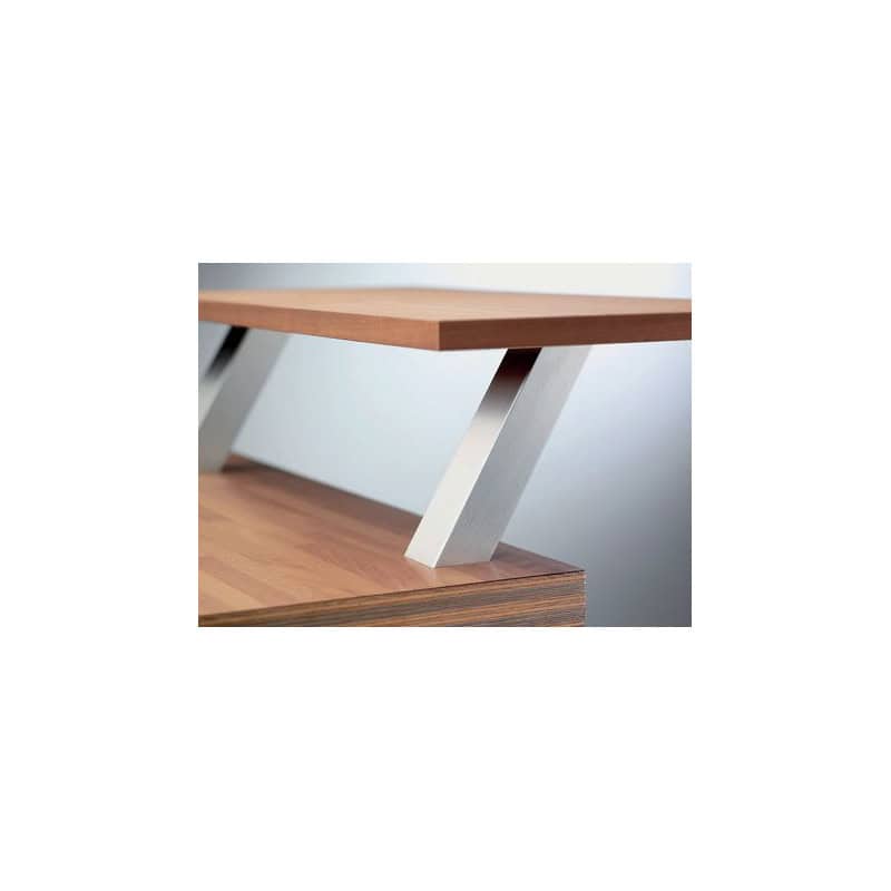 CLEM - CONSOLE DE SNACK DESIGN INCLINEE ALUMINIUM