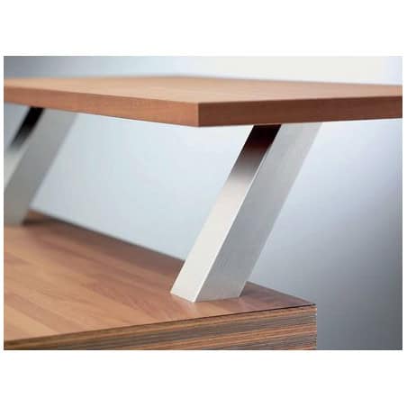 Console de snack design inclinée aluminium WESCO A706.417.66