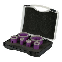 Coffret 6 trépans diamant à sec SIDAMO 11101450