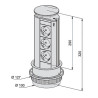 CLEM - BLOC-PRISES ESCAMOTABLE RONDE