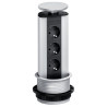 Bloc-prises escamotable ronde EVOLINE 931.00.422