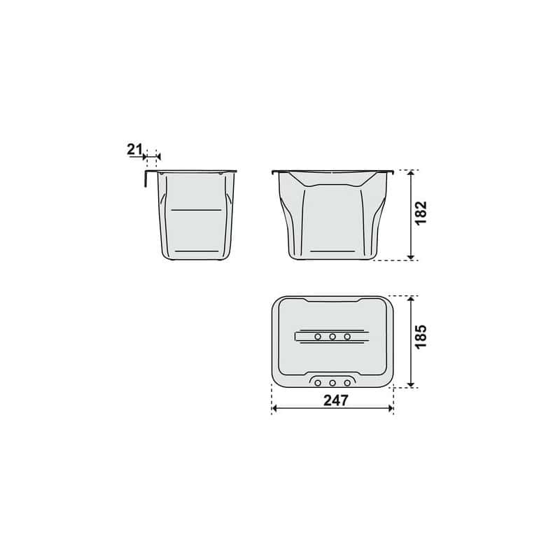 CLEM - Récipient 5 litres à usage multiple GOLLINUCCI