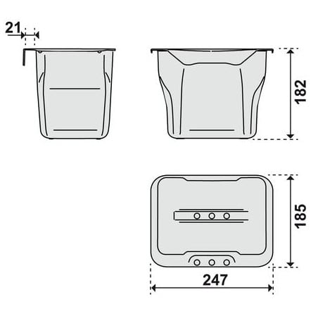 CLEM - Récipient 5 litres à usage multiple GOLLINUCCI