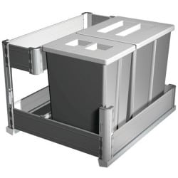 CLEM - Poubelle coulissante new line 24 litres GASPERIN