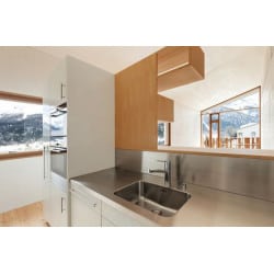 CLEM - Crédence basse inox brossé