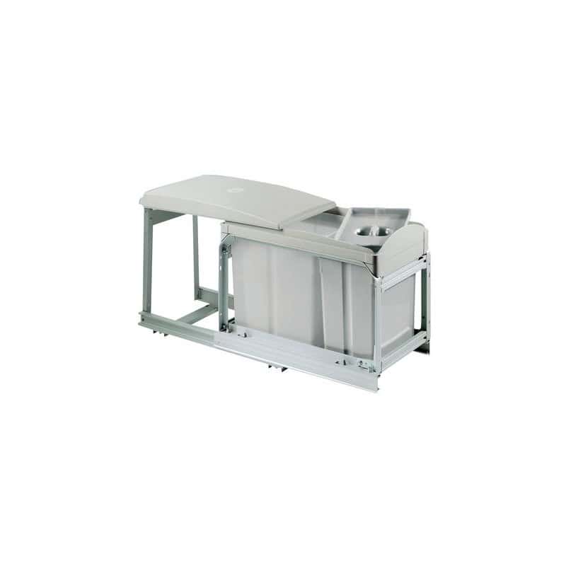 CLEM - Poubelle coulissante milord 25 litres GASPERIN