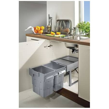Poubelle coulissante rétractable 32 litres NINKA 5700.92 77000