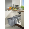 Poubelle coulissante rétractable 32 litres NINKA 5700.92 77000
