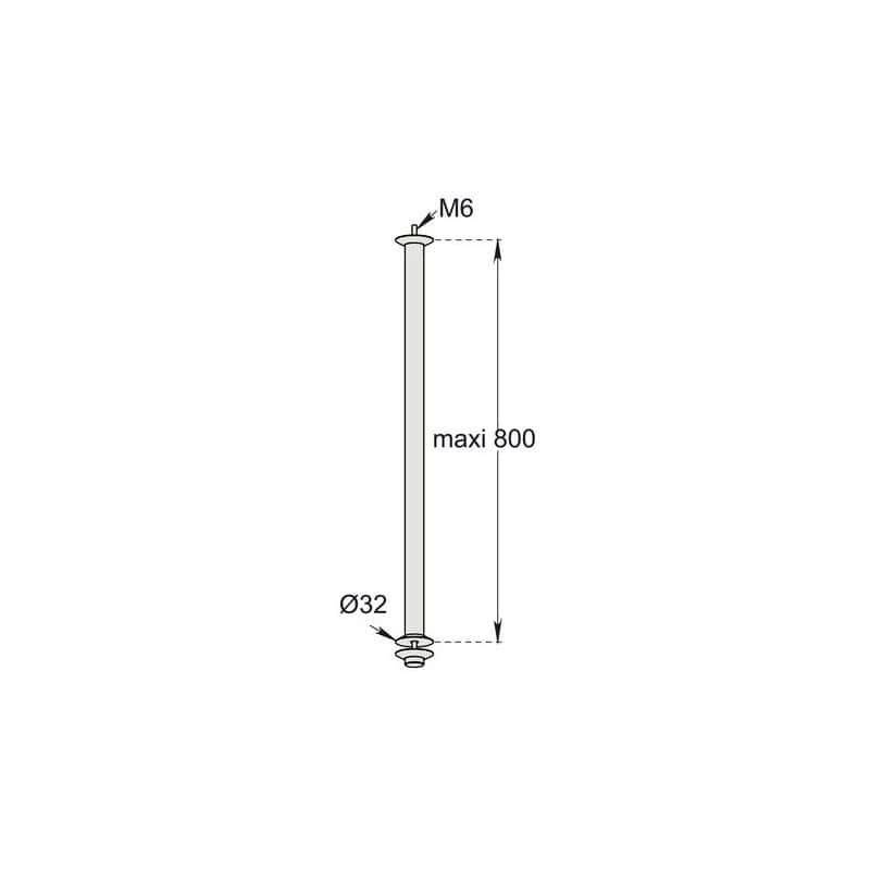 CLEM - Système suspension baldaquin CUIVRINOX