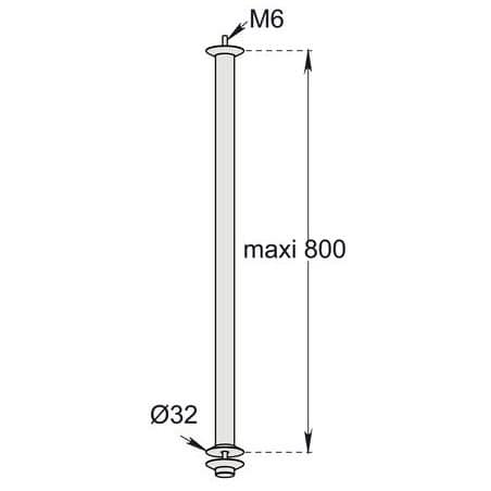 CLEM - Système suspension baldaquin CUIVRINOX