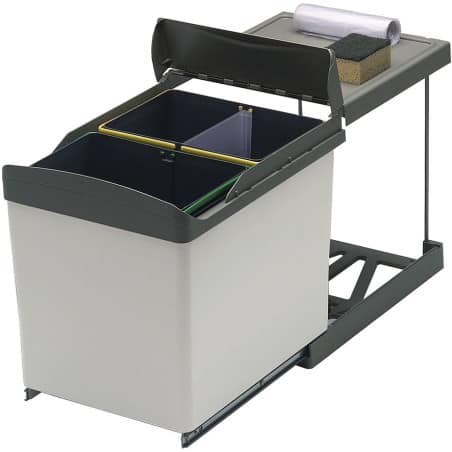 Poubelle coulissante 42 litres GOLLINUCCI 6538GS1PZ