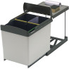 Poubelle coulissante 42 litres GOLLINUCCI 6538GS1PZ