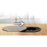 Prise encastrable SLIDY avec cache SYNERCIA OR-AE-13124