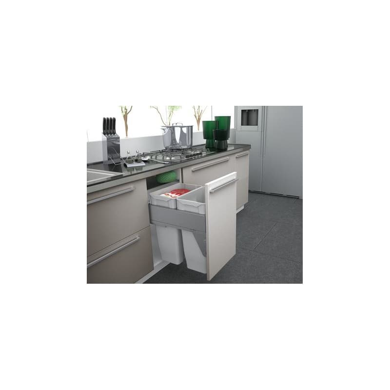 CLEM - Poubelle coulissante suspendue 70 litres GOLLINUCCI