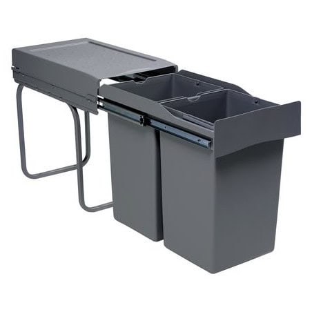 Poubelle coulissante 28 litres - Sortie totale - GOLLINUCCI