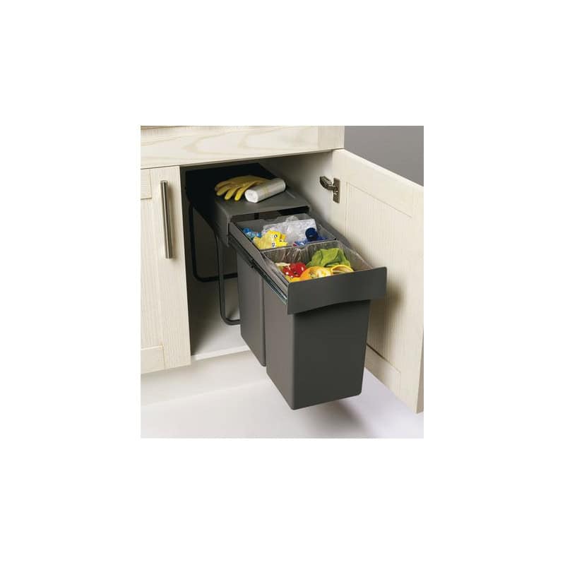Poubelle coulissante 28 litres GOLLINUCCI