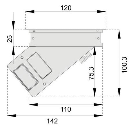 CLEM - Bloc-prises escamotable Versaflap