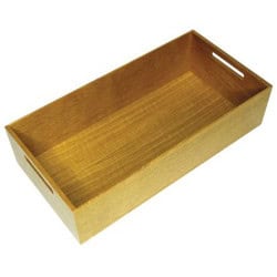 CLEM - Boîte rectangulaire bois avec poignées pour bloc-tiroir KESSEBOHMER