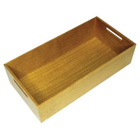 Boïte rectangulaire bois avec poignées pour bloc-tiroir 0091710369