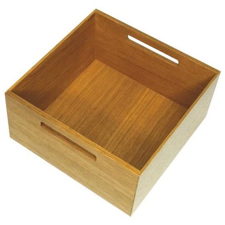Boïte carrée bois avec poignées pour bloc- tiroir  0091720369