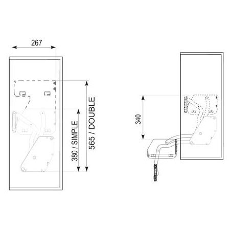 Système escamotable Imove double plateaux KESSEBOHMER
