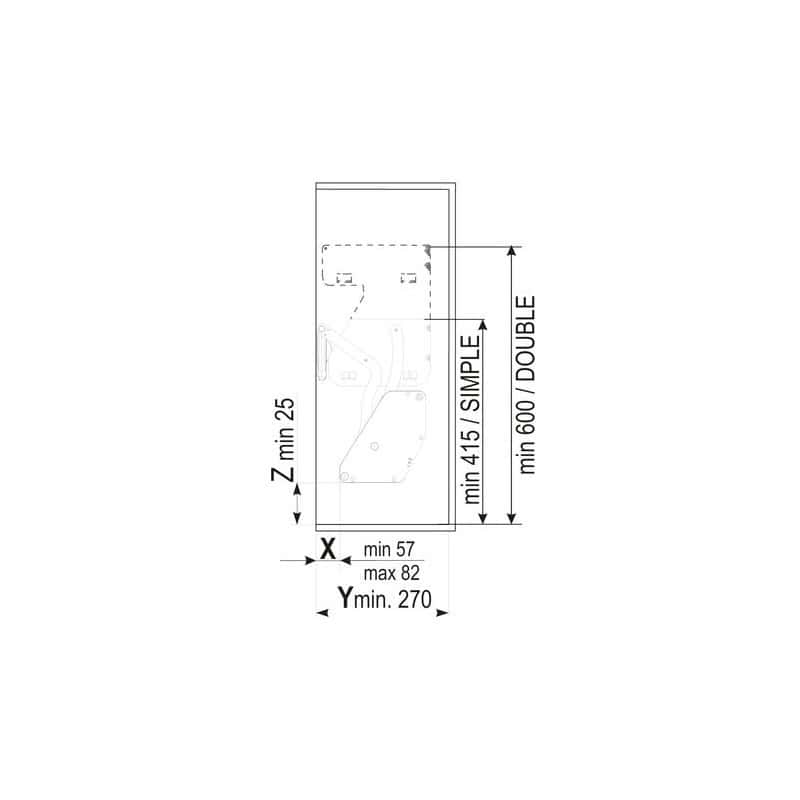 Système escamotable Imove double plateaux KESSEBOHMER