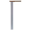 Pied de table - 870 mm carré 60 Blanc brillant CAMAR 646870101RN