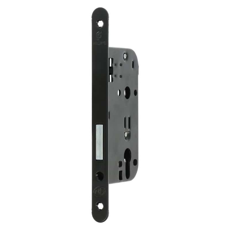 Serrure à mortaiser NF  Laqué Noir - MARQUES