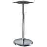 Pied snack  réglable diamètre 60  chromé MANART 509 CHROME