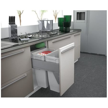 CLEM - Poubelle coulissante suspendue 70 litres GOLLINUCCI