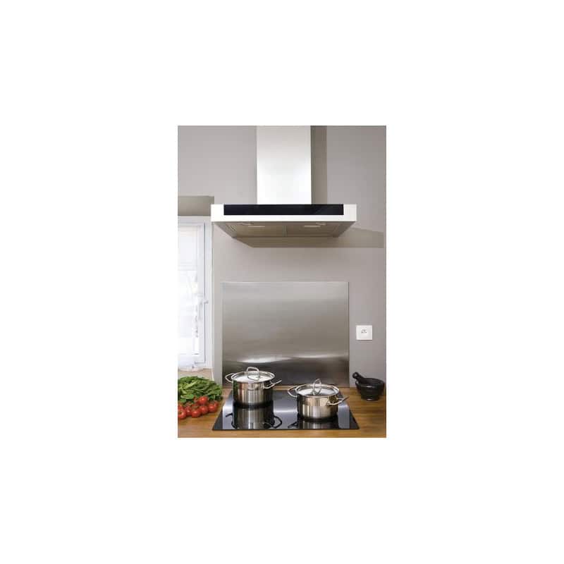 CLEM - Crédence inox brossé 700x600