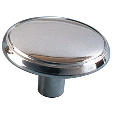 Bouton plat Zamak