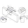 CLEM - POIGNEE PROFIL RITTA 0369 ALUMINIUM