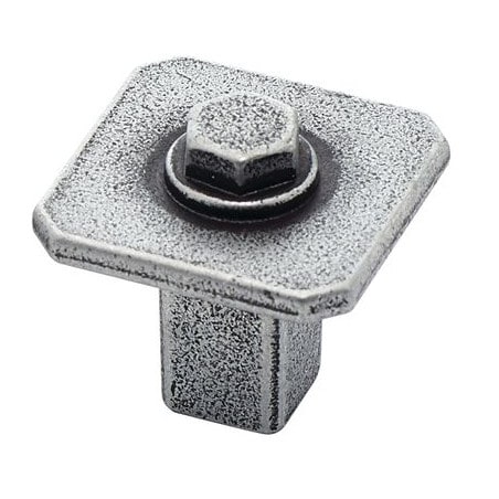Bouton KENTUCKY carré zamak vieux fer METAKOR 19.4121.53