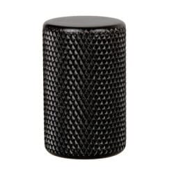 Bouton GRAF aluminium anodisé noir VIEFE