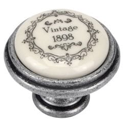 Bouton vintage porcelaine GIUSTI