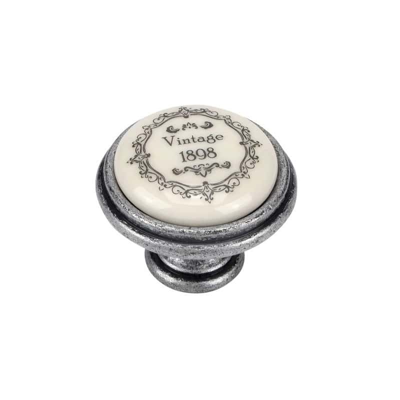 Bouton vintage porcelaine GIUSTI