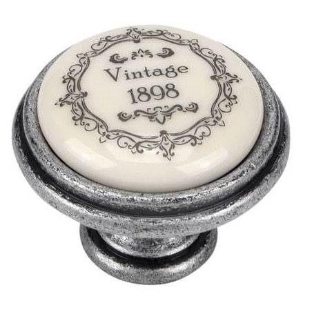 Bouton vintage porcelaine GIUSTI P77.01.Q3.E8G