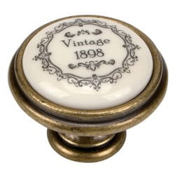 Bouton vintage porcelaine GIUSTI
