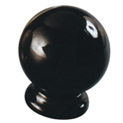 Bouton poli dur 5201 zamak noir ESTAMP