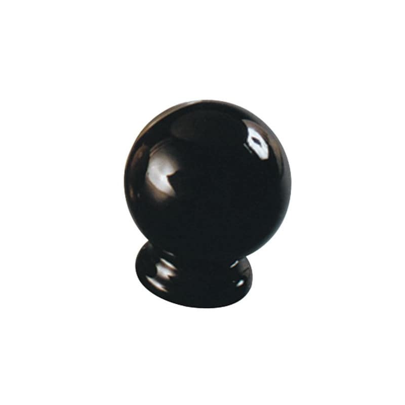 Bouton poli dur 5201 zamak noir ESTAMP