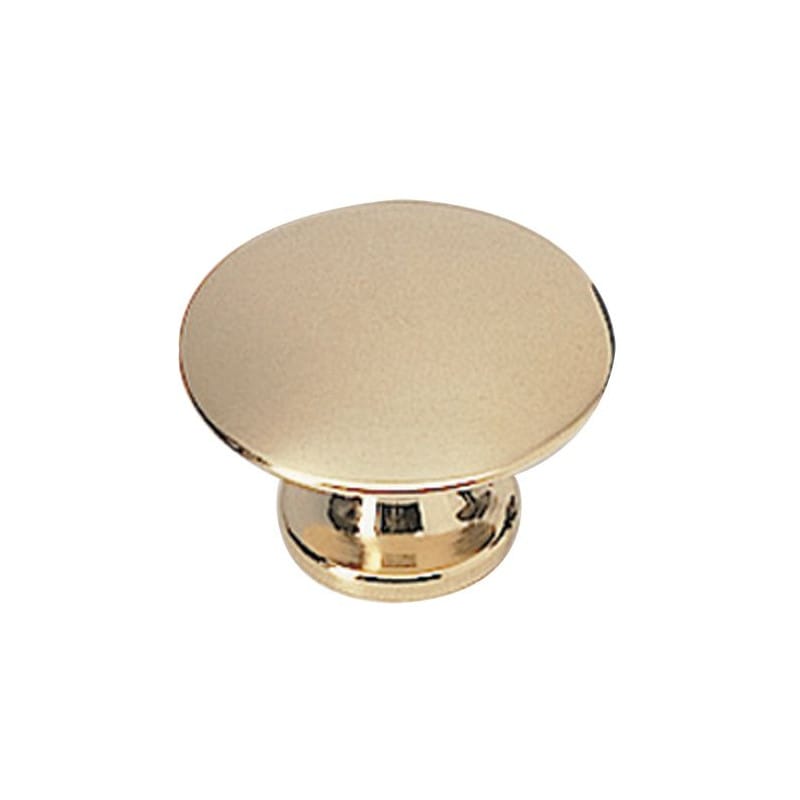 Bouton lentille laiton poli