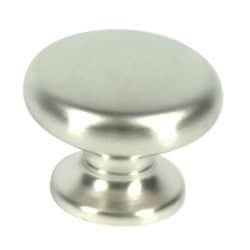 CLEM - Bouton classique 8702 zamak nickelé brossé ESTAMP