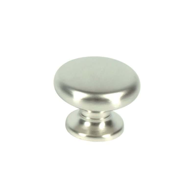 CLEM - Bouton classique 8702 zamak nickelé brossé ESTAMP