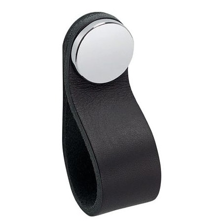 Bouton flexa 0404 cuir noir VIEFE 0404070P9901