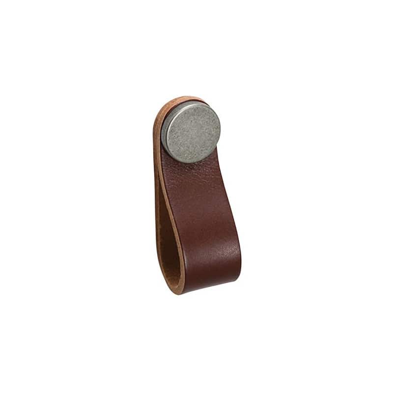 Bouton flexa 0404 cuir marron VIEFE